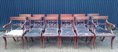 12 antique dining chairs carver 21½w 22d 34h single 18½w 20d 34h 18hs 1.JPG